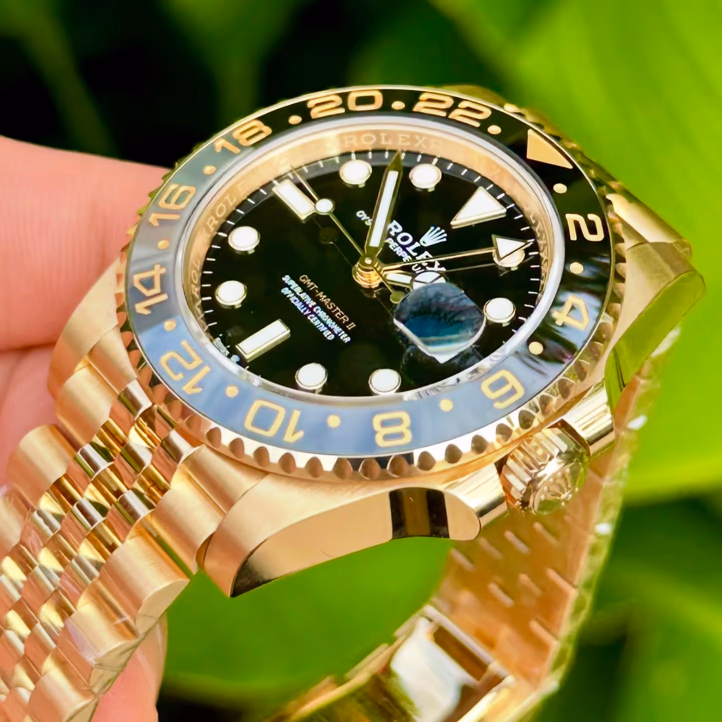 Rolex GMT-Master II 126718GRNR Black Dial