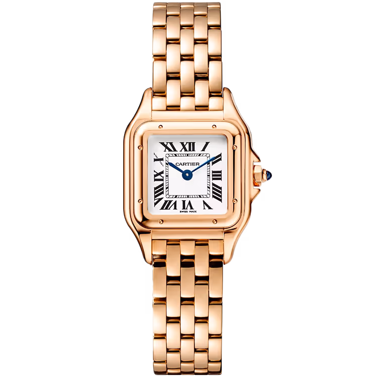 Cartier, Panthere, WGPN0040, White Dial, Small Model, Rose Gold, 23mm