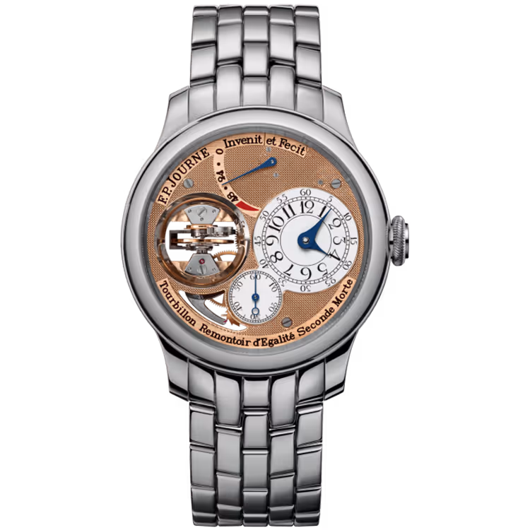F.P. Journe, Classique, Tourbillon Souverain, Salmon Dial, Tourbillon, Platinum, 42mm