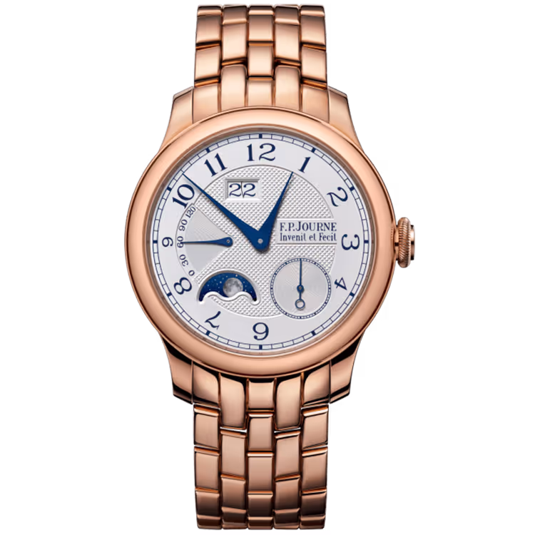 F.P. Journe, Classique, Automatique Lune, Silver Dial, Rose Gold, 42mm