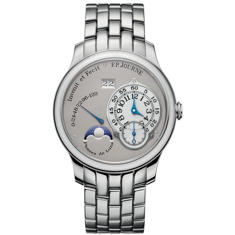 F.P. Journe, Octa Lune, Grey Dial, Moon Phase, Platinum, 38mm
