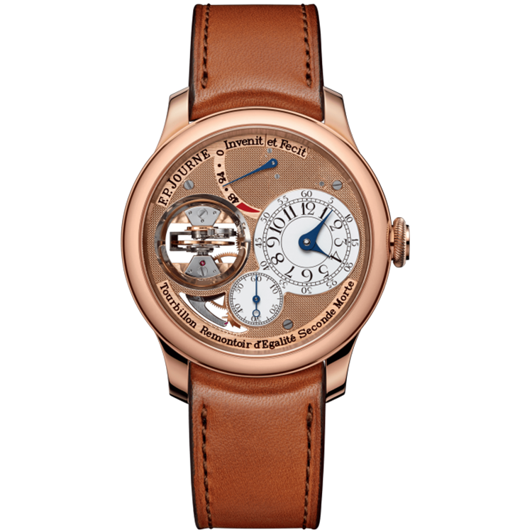 F.P. Journe, Classique, Tourbillon Souverain, Salmon Dial, Tourbillon, Rose Gold, Leather Strap, 42mm