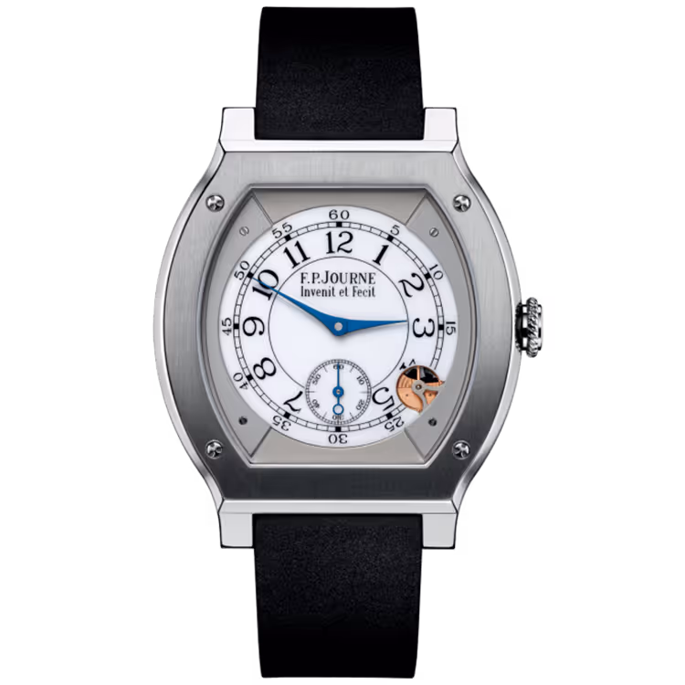 F.P. Journe, Elegante, White Dial, Titanium, Black Rubber Strap, 48mm