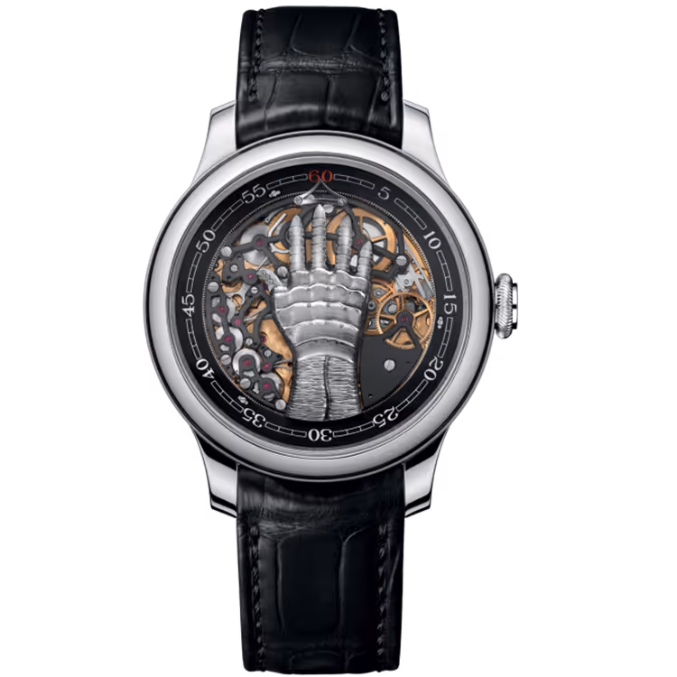 F.P. Journe, Classique, FFC, Skeleton Dial, Platinum, Leather Strap, 42mm