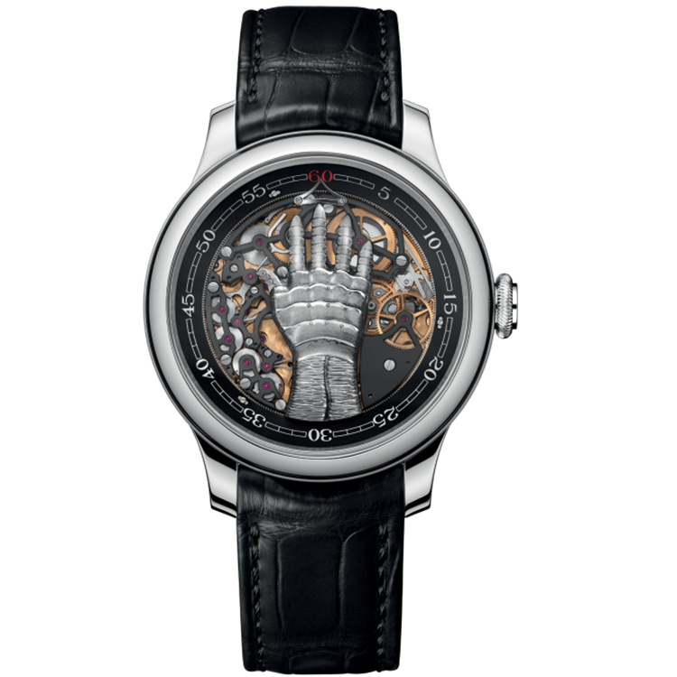 F.P. Journe, Classique, FFC, Skeleton Dial, Platinum, Leather Strap, 42mm