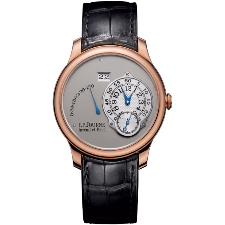 F.P. Journe, Octa Reserve de Marche, Grey Dial, Rose Gold, Leather Strap, 38mm