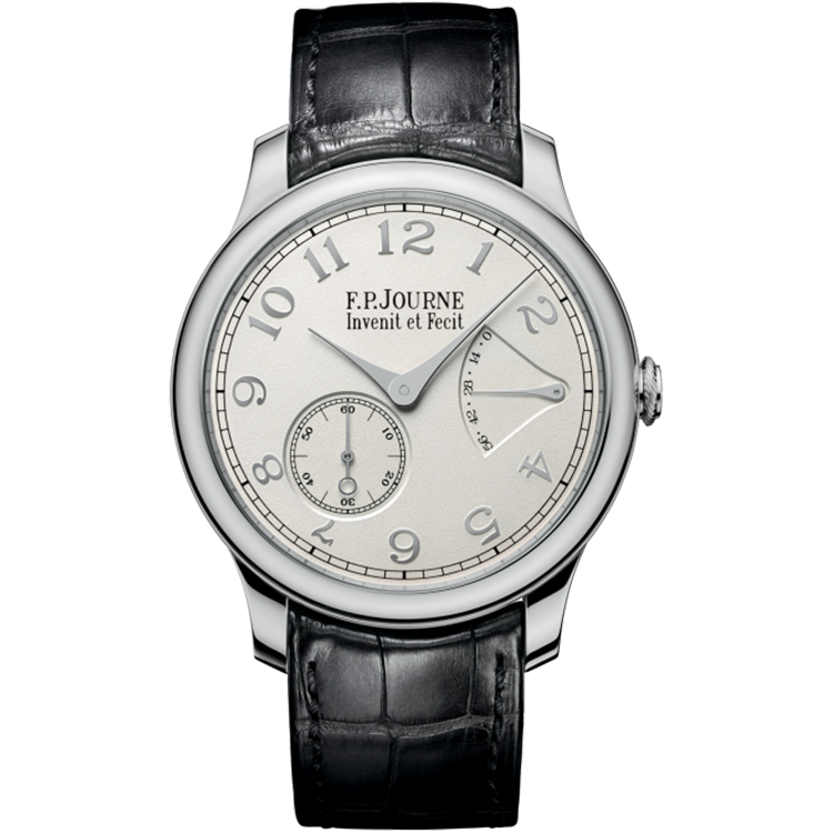 F.P. Journe, Classique, Chronometre Souverain, White Dial, Platinum, Leather Strap, 40mm