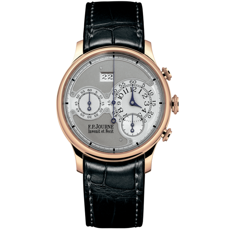 F.P. Journe, Octa Chronographe, Grey Dial, Chronograph, Rose Gold, Leather Strap, 40mm