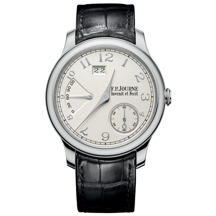 F.P. Journe, Octa Reserve, White Dial, Platinum, Leather Strap, 38mm
