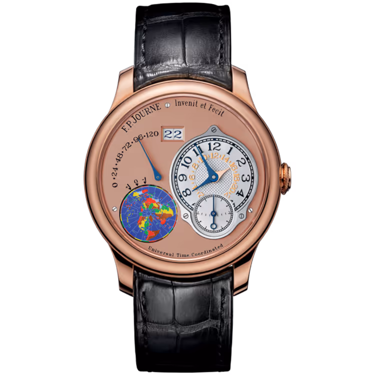 F.P. Journe, Classique, Salmon Dial, Rose Gold, Leather Strap, 40mm