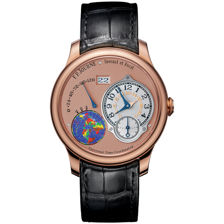 F.P. Journe, Classique, Salmon Dial, Rose Gold, Leather Strap, 40mm