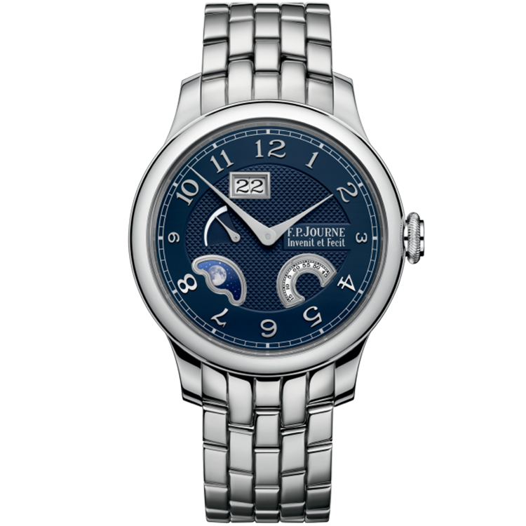 F.P. Journe, Boutique, Divine, Blue Dial, Moon Phase, Platinum, 40mm