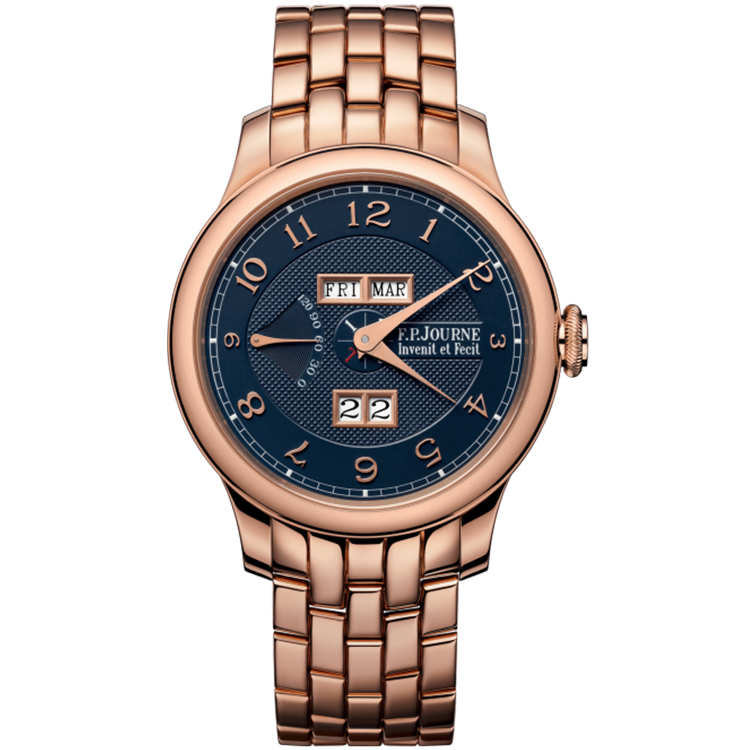 F.P. Journe, Boutique, Quantieme Perpetuel, Blue Dial, Perpetual Calendar, Rose Gold, 42mm