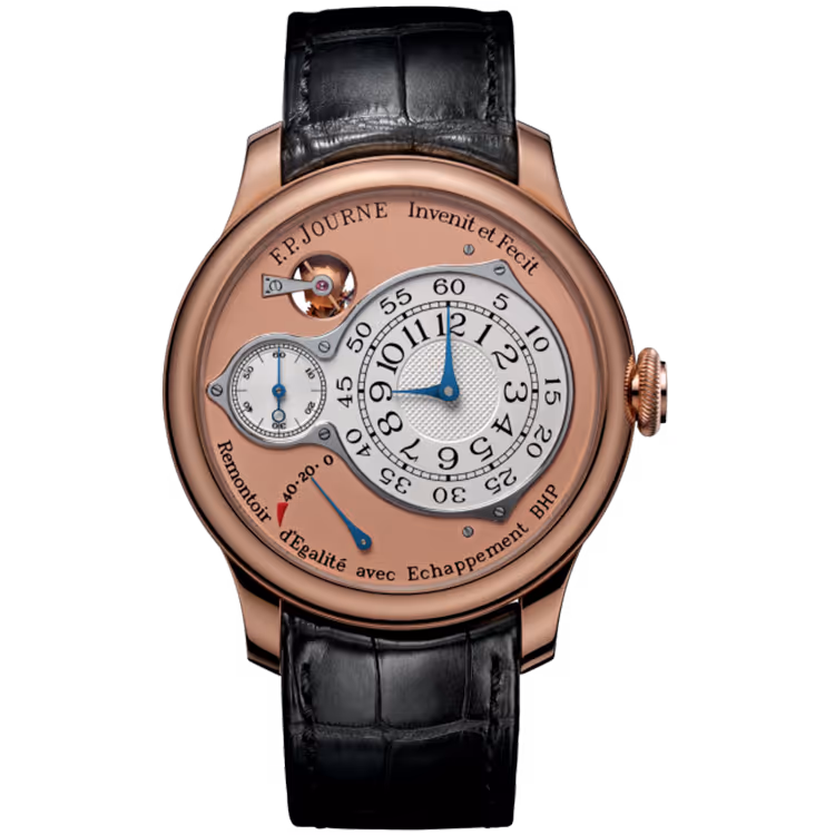 F.P. Journe, Classique, Chronometre Optimum, Salmon Dial, Rose Gold, Leather Strap, 42mm