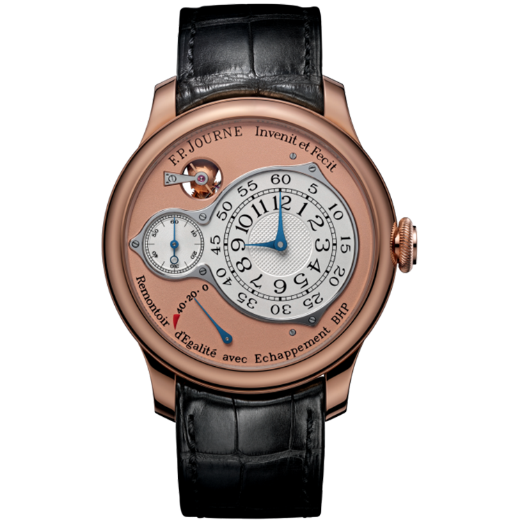 F.P. Journe, Classique, Chronometre Optimum, Salmon Dial, Rose Gold, Leather Strap, 42mm