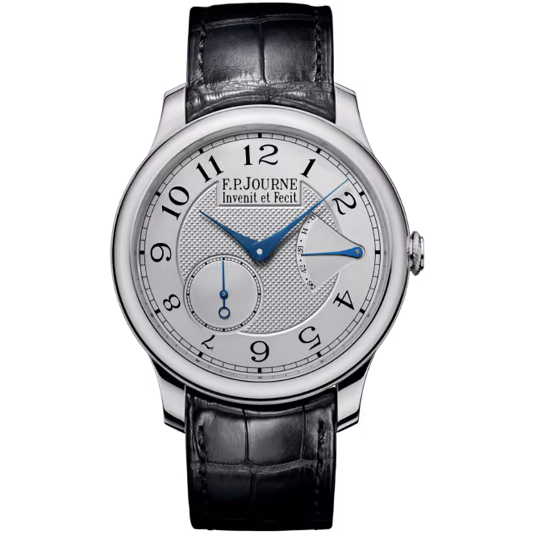 F.P. Journe, Classique, Chronometre Souverain, Silver Dial, Platinum, Leather Strap, 40mm