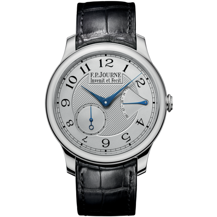 F.P. Journe, Classique, Chronometre Souverain, Silver Dial, Platinum, Leather Strap, 40mm