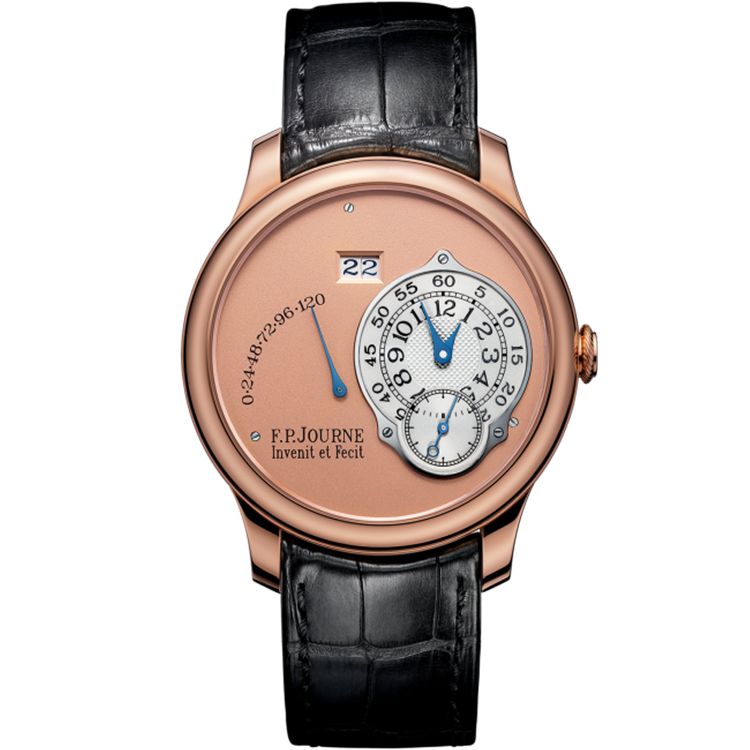 F.P. Journe, Octa Reserve de Marche, Salmon Dial, Rose Gold, Leather Strap, 38mm