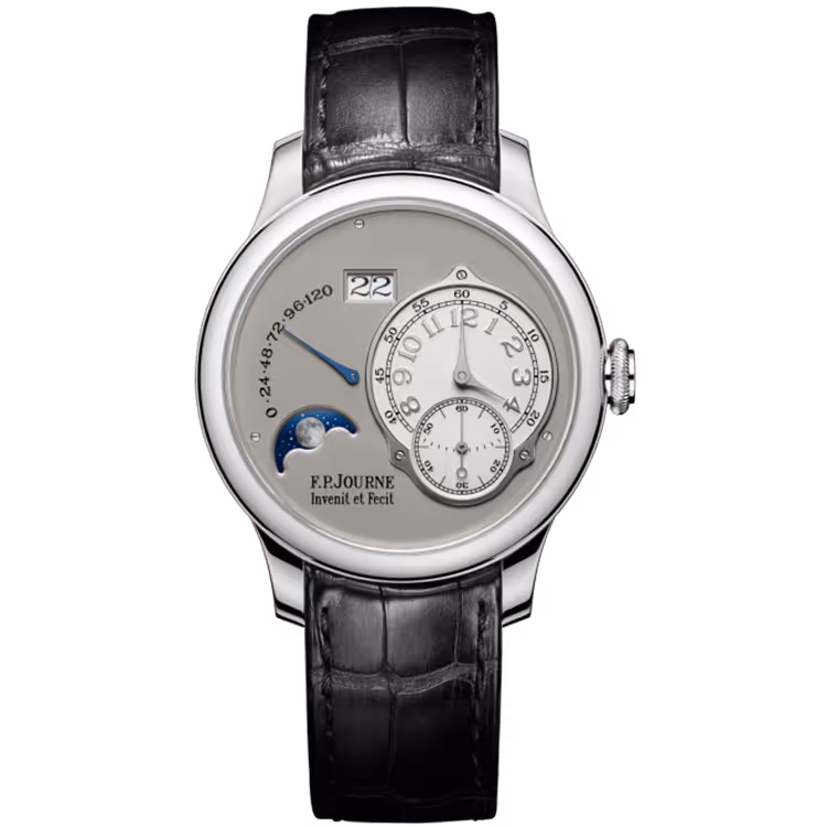 F.P. Journe, Octa Calendrier, Grey Dial, Rose Gold, Leather Strap, 40mm