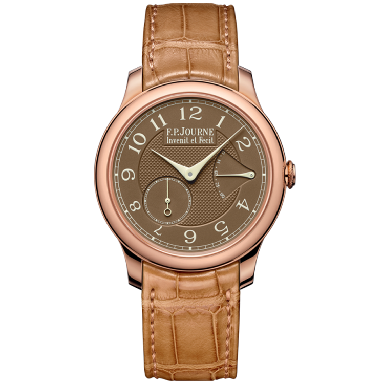 F.P. Journe, Classique, Chronometre Souverain Havana, Chocolate Dial, Rose Gold, Leather Strap, 40mm