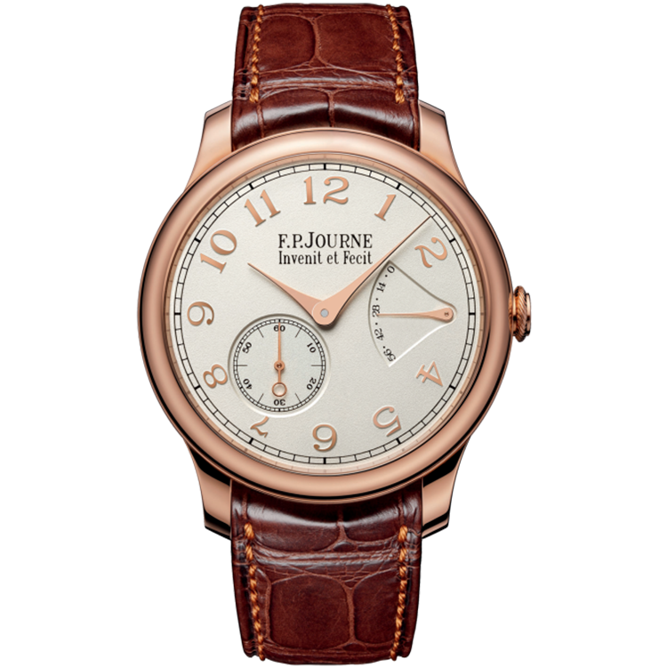 F.P. Journe, Classique, Chronometre Souverain, White Dial, Rose Gold, Leather Strap, 40mm