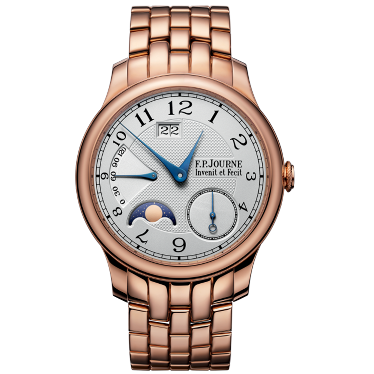 F.P. Journe, Octa Lune, Silver Dial, Moon Phase, Rose Gold, 38mm