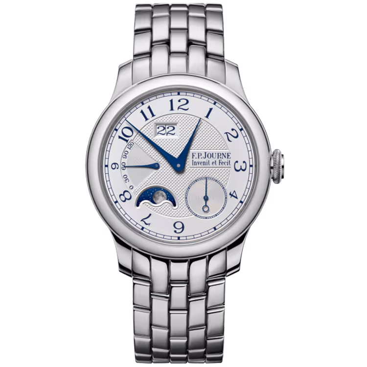 F.P. Journe, Classique, Automatique Lune, Silver Dial, Platinum, 42mm