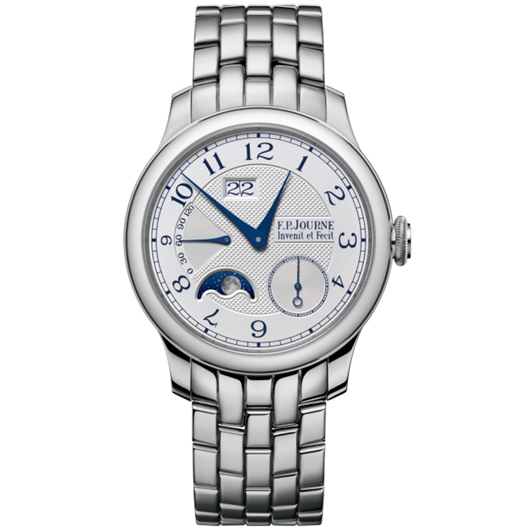 F.P. Journe, Classique, Automatique Lune, Silver Dial, Platinum, 42mm