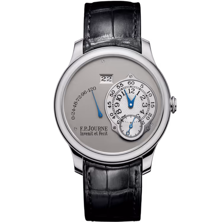 F.P. Journe, Octa Reserve de Marche, Grey Dial, Platinum, Leather Strap, 38mm