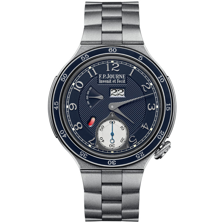 F.P. Journe, Linesport, Automatique Reserve, Blue Dial, Frosted Platinum, 44mm