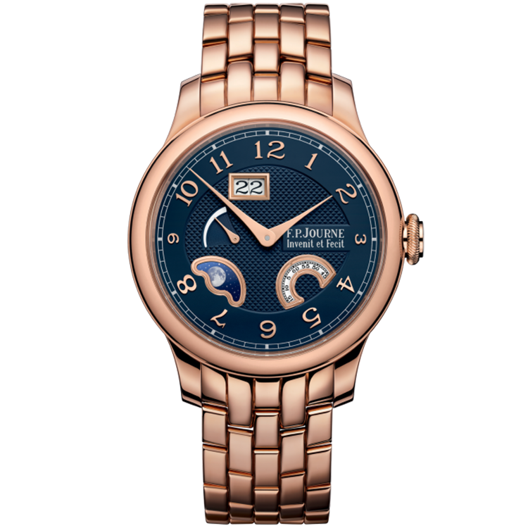 F.P. Journe, Boutique, Divine, Blue Dial, Moon Phase, Rose Gold, 40mm