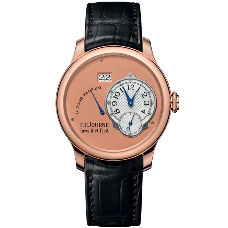 F.P. Journe, Classique, Automatique, Salmon Dial, Rose Gold, Leather Strap, 42mm