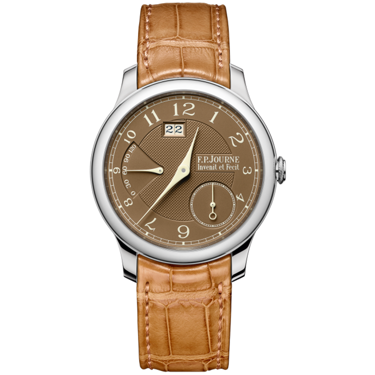 F.P. Journe, Octa Reserve Havana, Chocolate Dial, Platinum, Leather Strap, 40mm