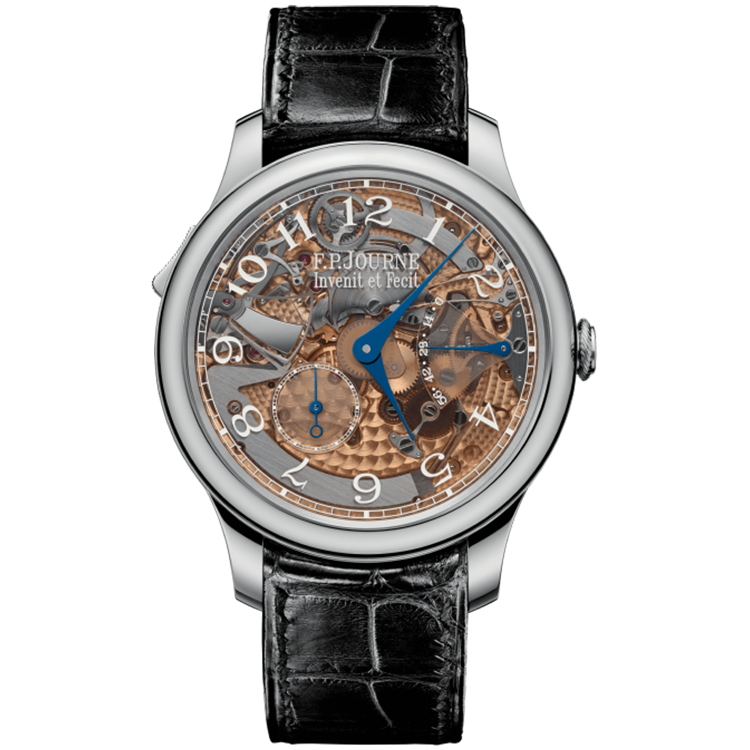 F.P. Journe, Classique, Repetition Souveraine, Skeleton Dial, Stainless Steel, Leather Strap, 40mm