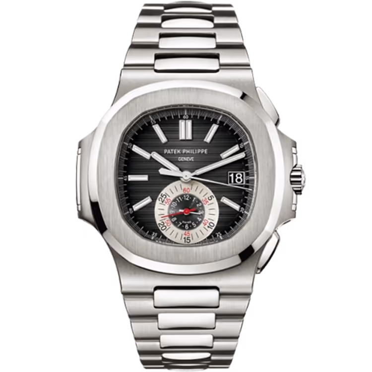 Patek Philippe, Nautilus, 5980/1A, Grey Dial, Chronograph, Stainless Steel, 41mm