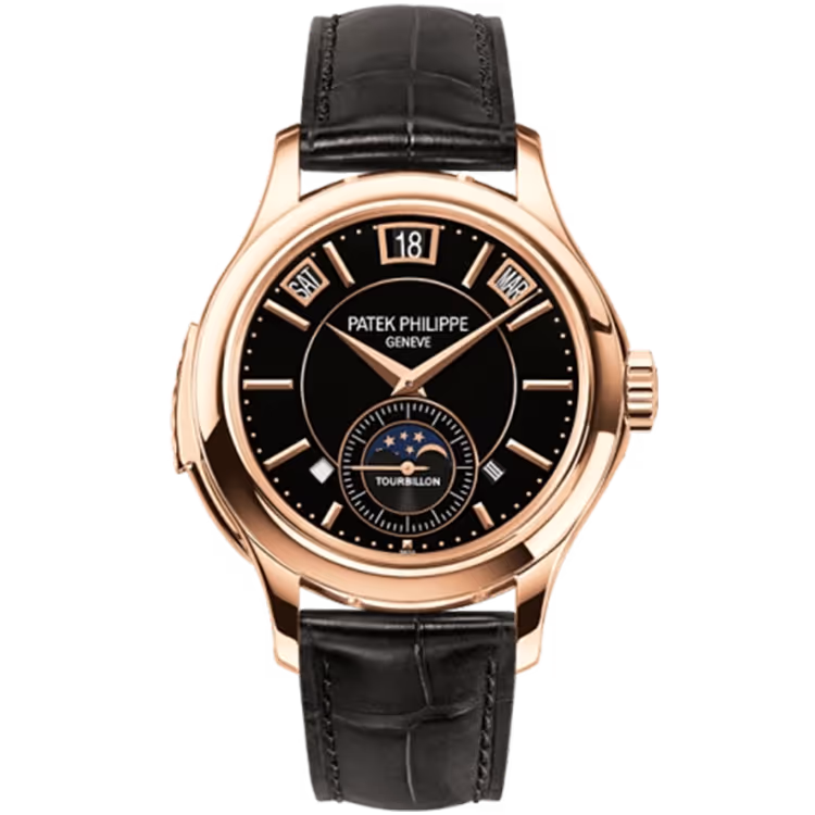 Patek Philippe, Grand Complications, 5207G, Black Dial, Minute Repeater, Tourbillon, Perpetual Calendar, White Gold, Leather Strap, 41mm