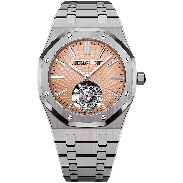 Audemars Piguet, Royal Oak, 26531TI, Salmon Dial, Tourbillon, Titanium, 41mm - Limited 30