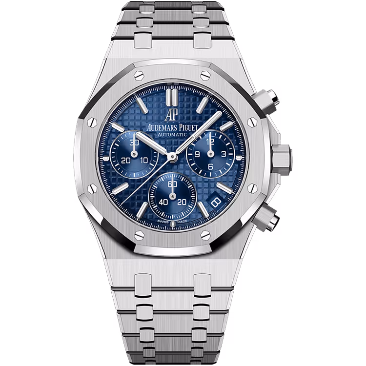 Audemars Piguet, Royal Oak, 26239BC, Blue Dial, Chronograph, White Gold, 41mm - Limited 222