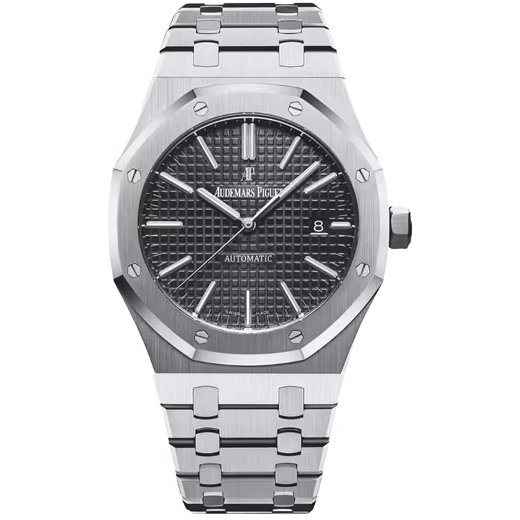 Audemars Piguet, Royal Oak, 15400ST, Black Dial, Stainless Steel, 41mm