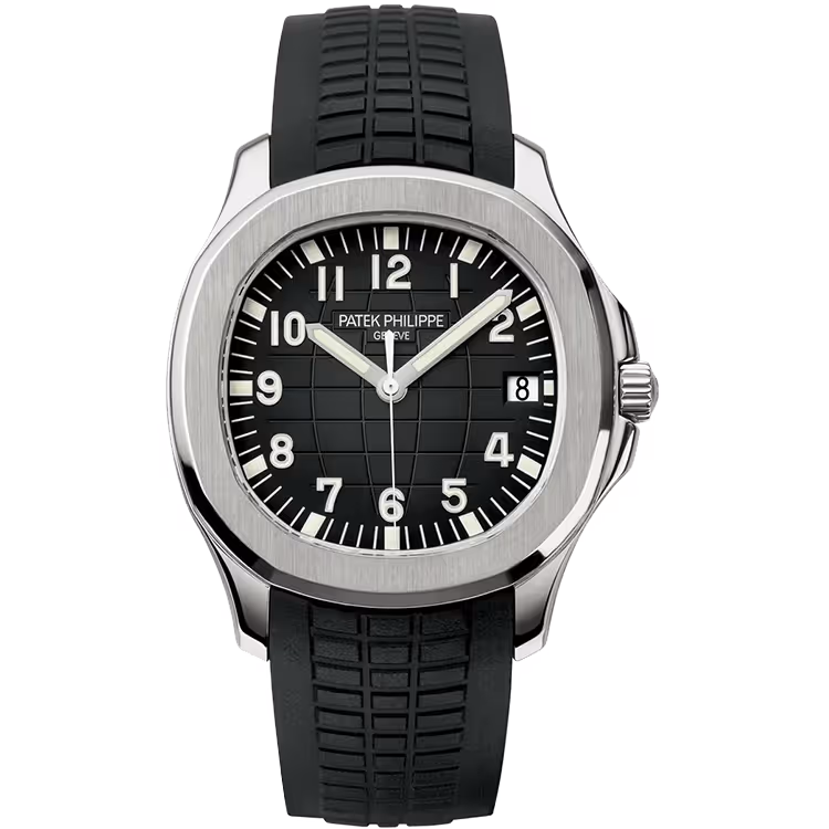 Patek Philippe, Aquanaut, 5167A, Black Dial, Tiffany & Co. Stamp, Stainless Steel, Rubber Strap, 41mm