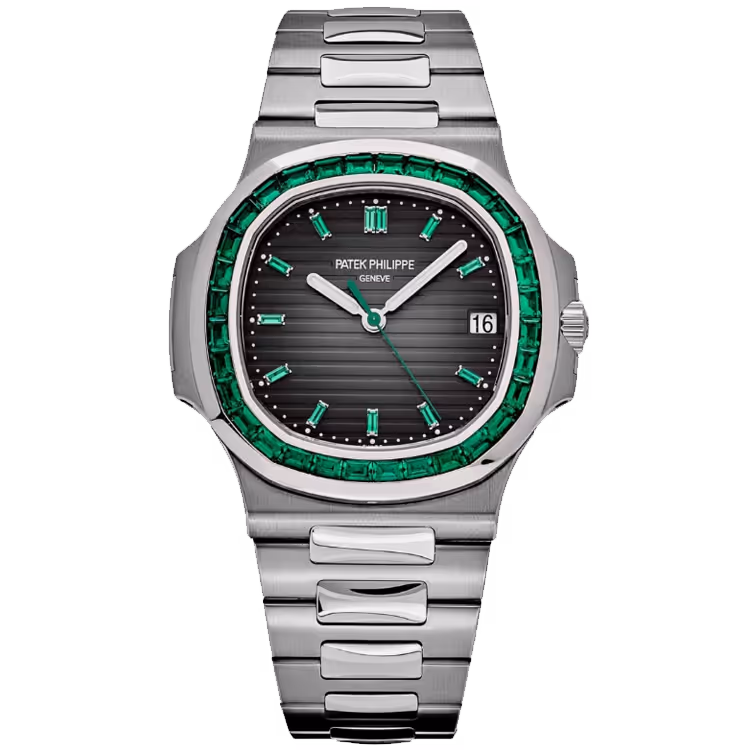 Patek Philippe, Nautilus 5711/113P, Black Dial, Platinum, 40mm