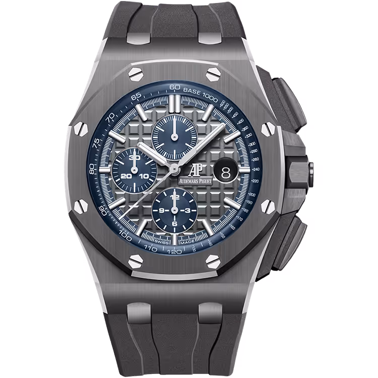 Audemars Piguet, Royal Oak Offshore, 26405CG, Grey Dial, Ceramic, Rubber Strap, 44mm