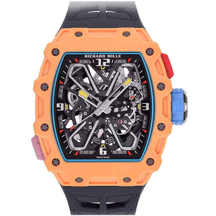 Richard Mille, RM 35-03, Skeleton Dial, Rafael Nadal, Salmon Quartz TPT, 50mm