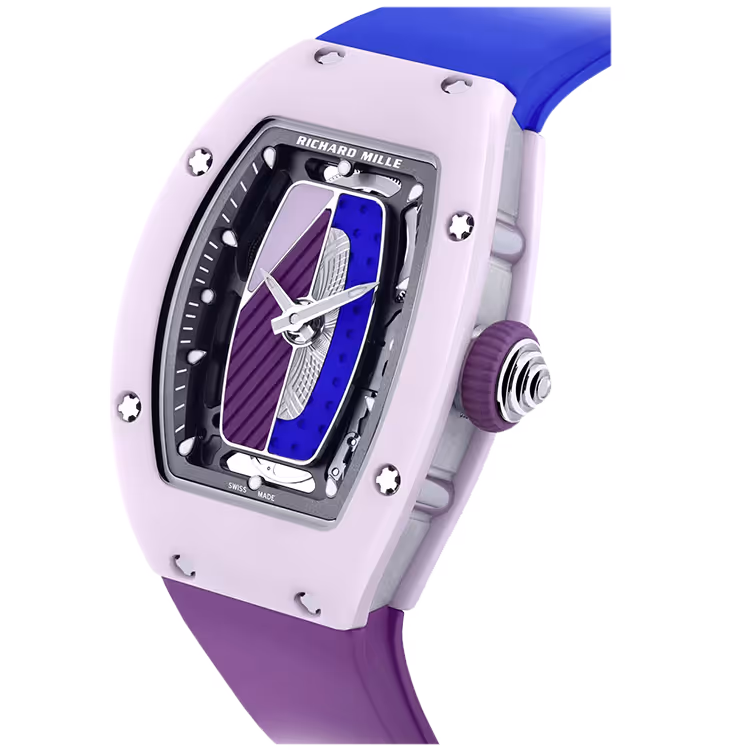 Richard Mille, RM 07-01, Guillochage Motif Dial, Pastel Pink Ceramic, 45mm