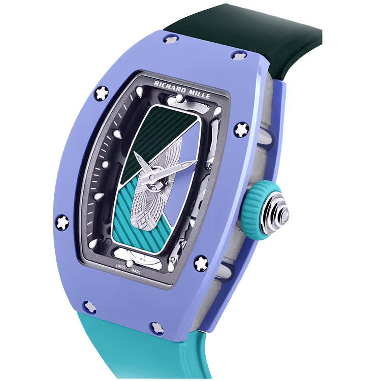 Richard Mille, RM 07-01, Guillochage Motif Dial, Pastel Blue Ceramic, 45mm - Limited 50