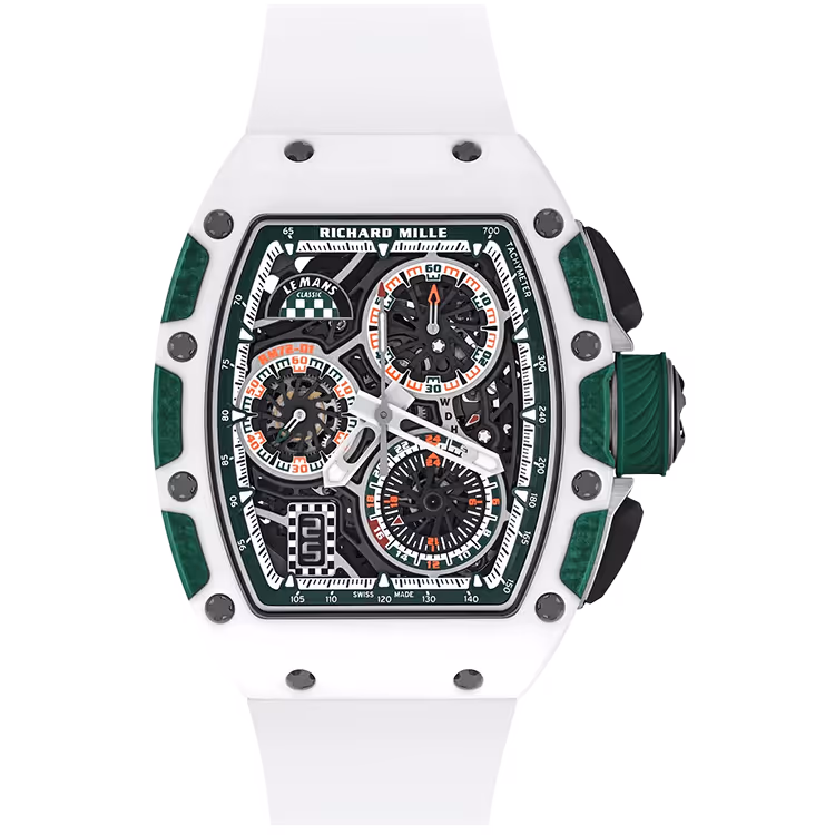Richard Mille, RM 72-01, Skeleton Dial, Le Mans,  Flyback Chronograph, White Quartz TPT, 47mm - Limited 150