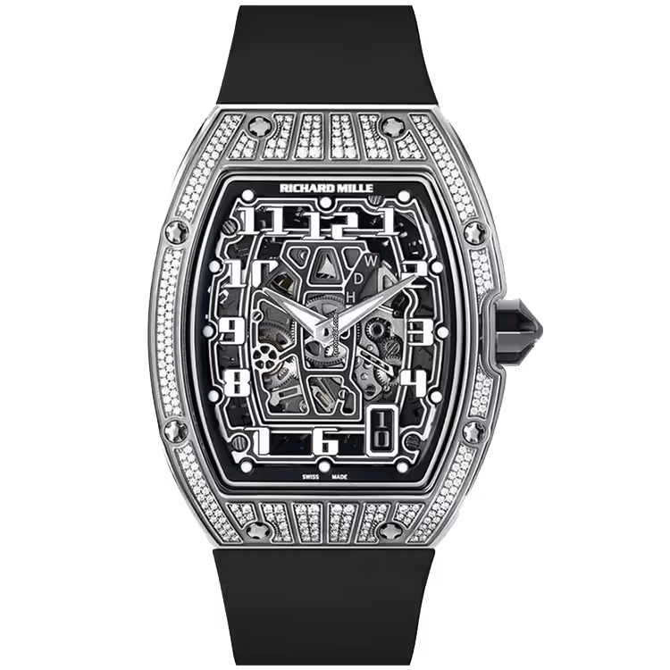 Richard Mille, RM 67-01, Skeleton Dial, Ultra Thin, Titanium, Diamond Bezel, 47mm