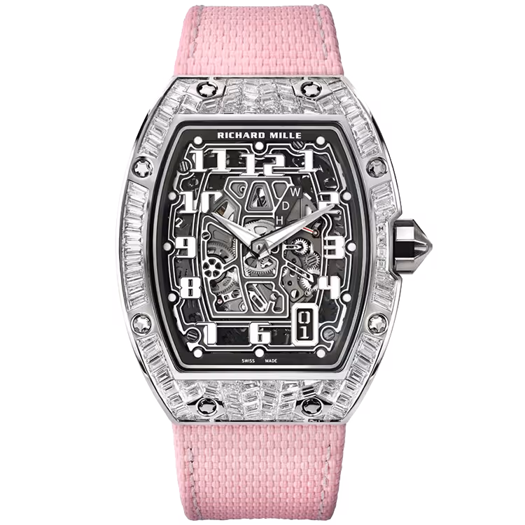 Richard Mille, RM 67-01, Skeleton Dial, Extra Thin, White Gold, Diamond Bezel, 47mm