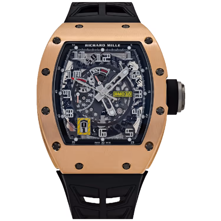 Richard Mille, RM 030, Skeleton Dial, Titanium & Rose Gold, 50mm