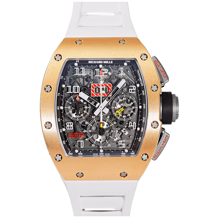 Richard Mille, RM 011, Skeleton Dial, Felipe Massa, Canada Edition, Flyback Chronograph, Rose Gold, 50mm
